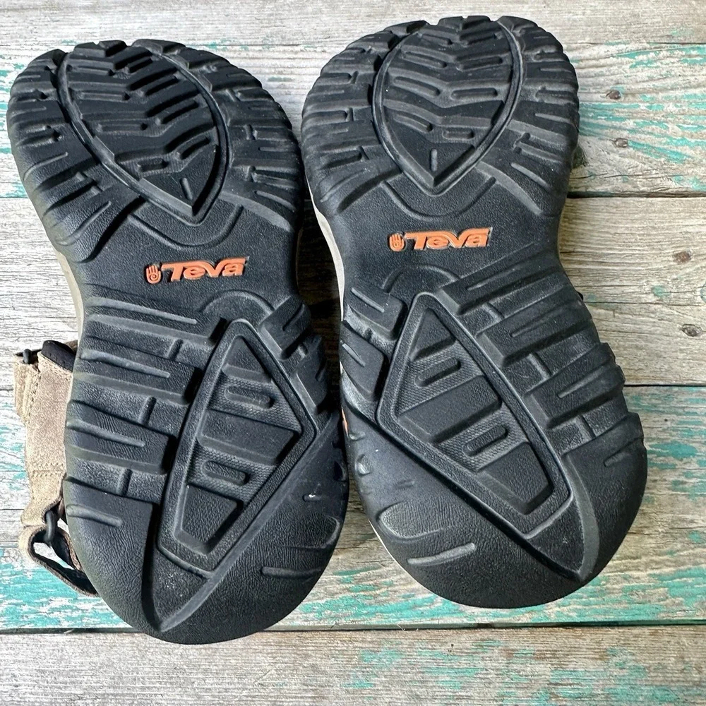 Teva Sport Sandals Men's Size 10 Brown Tan Adjustable Straps Outdoor Hiking Walk